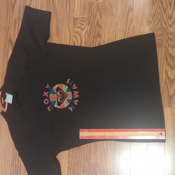 #20 - ROXY Whole Hearted Rashguard Women's Black - Picture 6 of 8